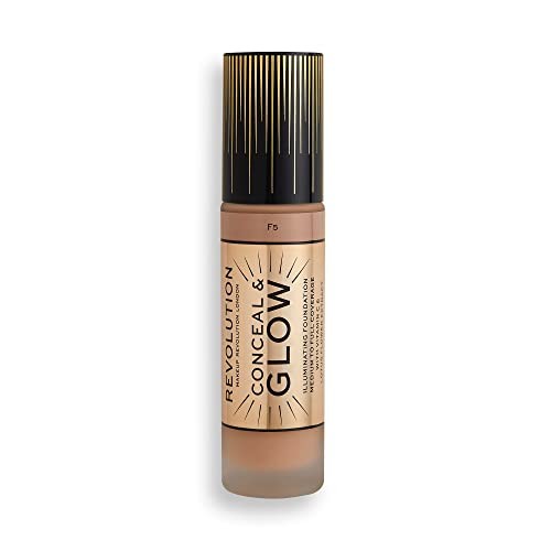 Makeup Revolution Conceal and Glow Makeup Trucco illuminante 23ml F5 Donna