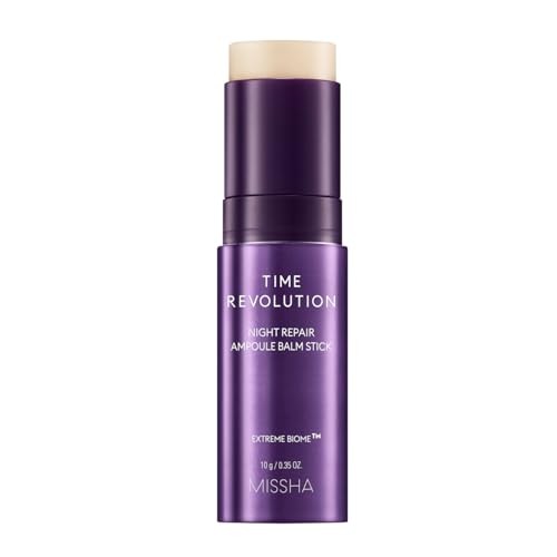 Missha Time Revolution Night Repair Ampoule Balm Stick Siero antirughe in stick donna 100g