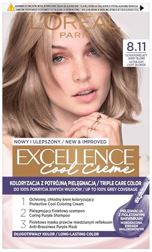 LOREAL Tintura per capelli Excellence Cool Creme 811 Ultra Ash Light Blonde