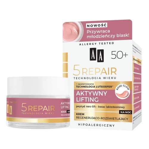 AA 5 Repair Technology of Age crema notte attiva liftante rigenerante e illuminante 50 50ml