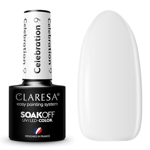 CLARESA Soak Off Vernice ibrida UVLED Celebration 09 5g