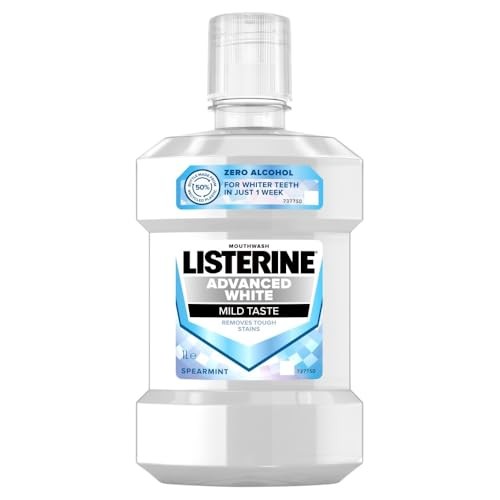 Listerine Advanced White Mild Taste Mouthwash Mouthwash Unisex 1000ml
