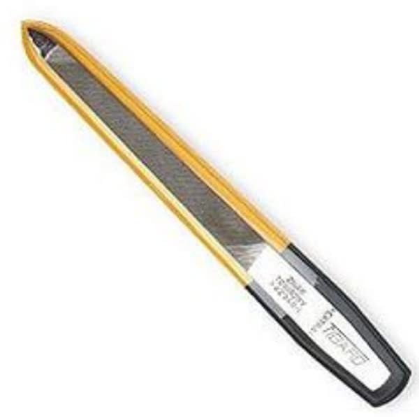 INTERVION Lima per unghie Figaro in metallo grande 185 cm