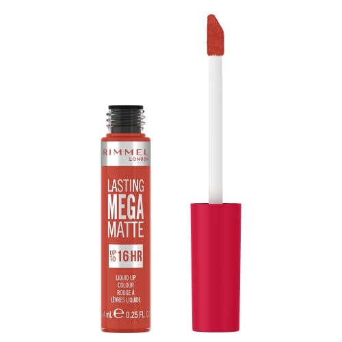 Rimmel Lasting Mega Matte Liquid Lip Colour Dlouhotrvajc matn tekut rtnka 7 4 ml Scarlet Flames donna