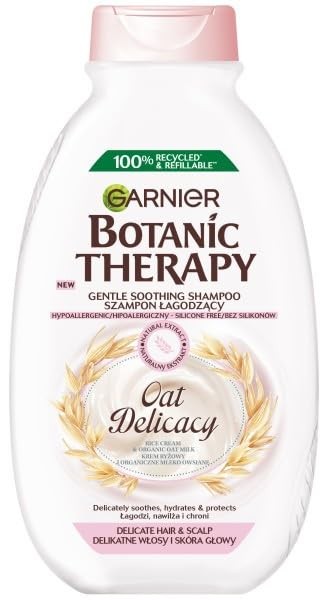 GARNIER Botanic Therapy Oat Delicacy shampoo lenitivo per capelli e cuoio capelluto delicati 400ml
