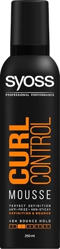 Syoss Curl Control Mousse Hair Mousse Donna 250ml