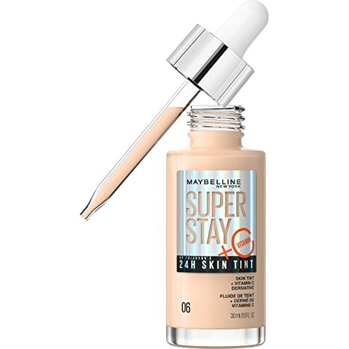 Maybelline Superstay 24H Skin Tint Vitamin C Foundation Lehk makeup s vitamnem C 30 ml donna 6