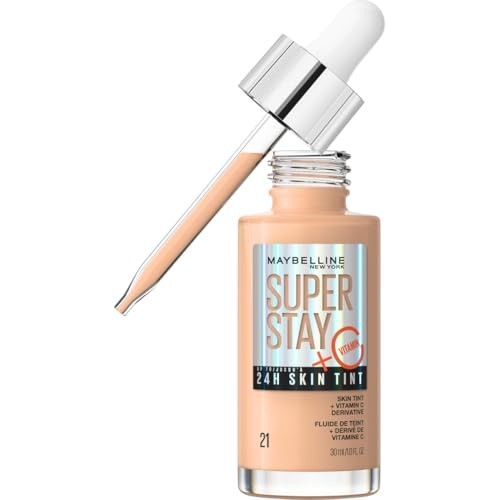 Maybelline Superstay 24H Skin Tint Vitamin C Foundation Lehk makeup s vitamnem C 30 ml donna 21