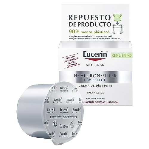 Eucerin HYALURON FILLER day dry skin SPF15 refill 50ml donna 50ml