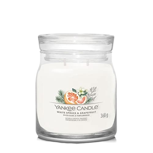 Yankee Candle White Spruce Grapefruit Signature Candle bl smrk a grapefruit Vonn svka unisex 368 0g