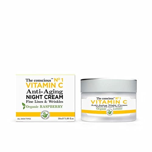 The Conscious VITAMIN C antiaging night cream organic raspberry 50 ml Donna
