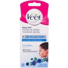 Veet Strisce di cera per il viso per pelli sensibili 40 pz Donna
