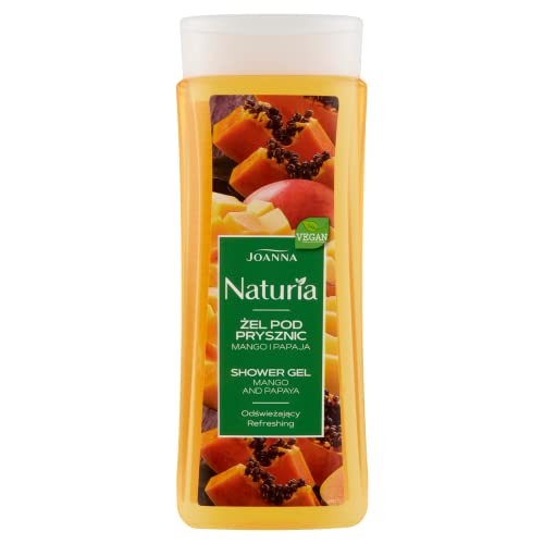 JOANNA Naturia Refreshing Shower Gel Gel doccia rinfrescante Mango e Papaya 300ml