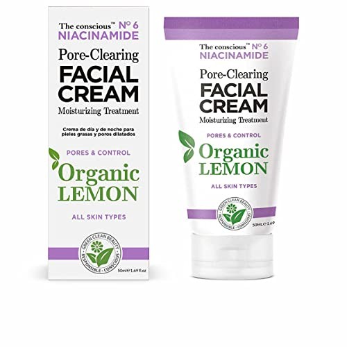 The Conscious NIACINAMIDE poreclearing facial cream organic lemon 50 ml Donna