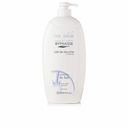 Byphasse CARESSE SHOWER GEL milk protein 2000ml unisex 2000ml