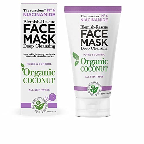 The Conscious NIACINAMIDE blemishrescue face mask organic coconut 50 ml Donna