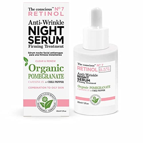 The Conscious RETINOL antiwrinkle night serum organic pomegranate 30 ml Donna