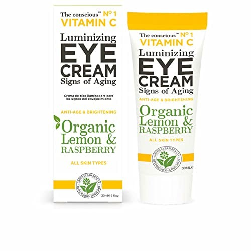 The Conscious VITAMIN C luminizing eye cream organic lemon raspberry 30 ml Donna