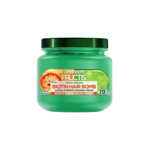 Garnier FRUCTIS VITAMIN FORCE hair bomb biotin mask 320ml donna 320ml
