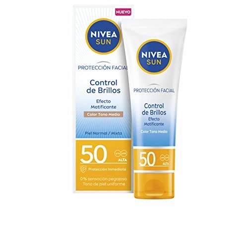 Nivea SUN CONTROL SHINE medium mattifying facial SPF50 40ml unisex 40ml