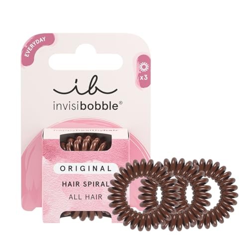 Invisibobble INVISIBOBBLE ORIGINAL pretzel brown 3 unit donna