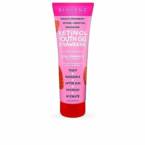 Biovne RETINOL YOUTH GEL STRAWBERRY extrafirming face body 200 ml Donna