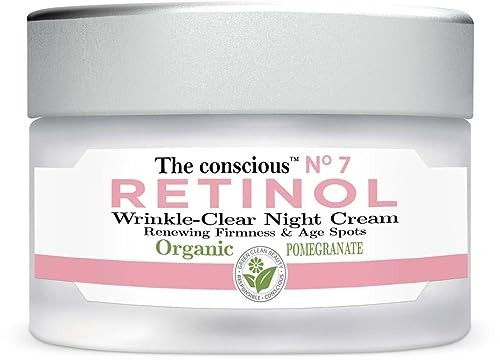 The Conscious RETINOL wrinkleclear night cream organic pomegranate 50 ml Donna