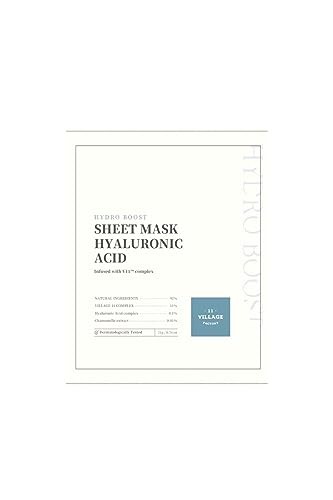 Village 11 HYDRO BOOST sheet mask hyaluronic acid 23 gr donna