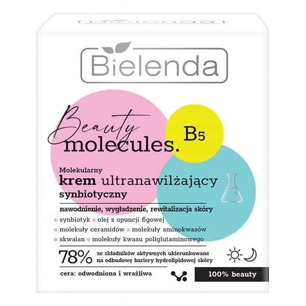 BIELENDA Beauty Molecules molecolare Crema ultraidratante giorno e notte per pelli disidratate e sensibili 50ml