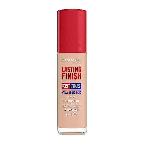 Rimmel Lasting Finish 35H Foundation SPF20 30 ml 010 Rose Ivory donna