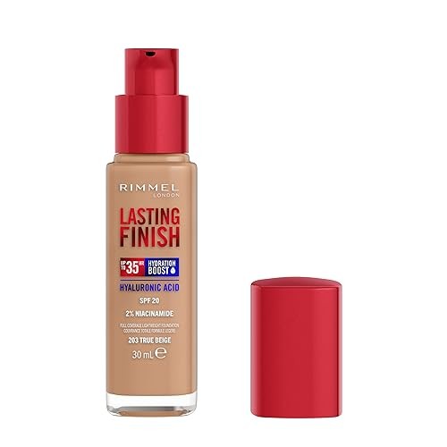 Rimmel London LASTING FINISH hydration boost SPF20 203True Beige 30ml donna