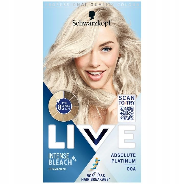 SCHWARZKOPF Live Intense Bleach schiarente per capelli 00A Platino Assoluto
