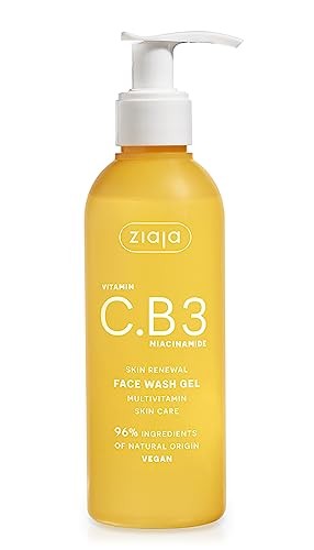 Ziaja VITAMIN CB3 NIACINAMIDE facial cleansing gel 190ml donna