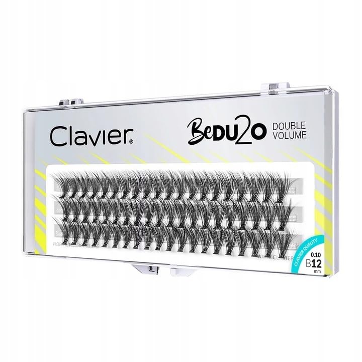 CLAVIER BeDU2O Ciglia Doppio Volume 12mm