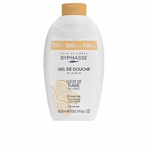 Byphasse PLAISIR SHOWER GEL tiare flower 600ml unisex