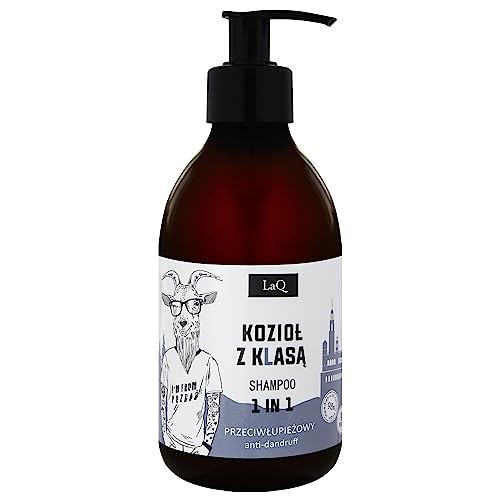 LAQ Kozacki Shampoo Shampoo antiforfora 1in1 con melaleuca e complesso di dodici erbe 300ml