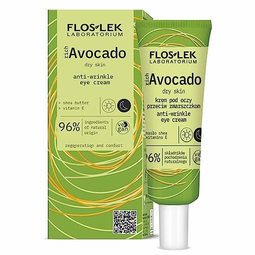 FLOSLEK Crema contorno occhi antirughe ricca di avocado 30ml