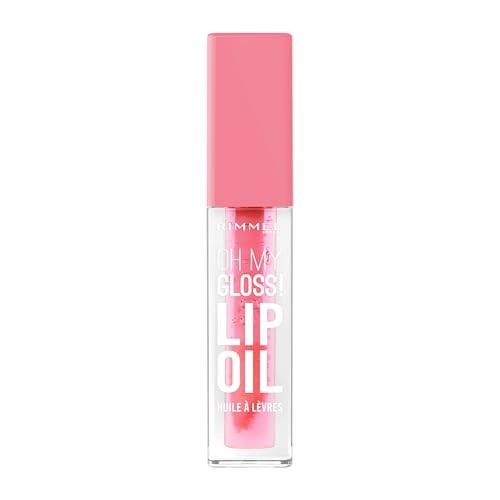 Rimmel Oh mio Gloss Lip Oil Olio labbra idratante 45 ml donna 001 Pink Flush