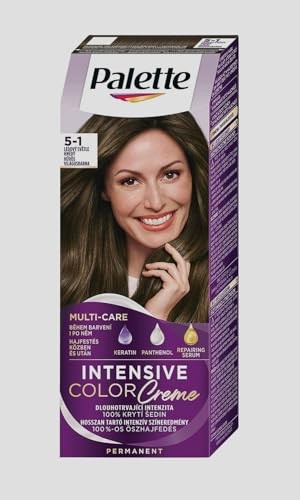 PALETTE Colorante per capelli in crema Intensive Color Creme 51 Castano chiaro freddo