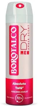 Borotalco Men Dry Amber Deo Spray Deodorant ve spreji uomo 150ml