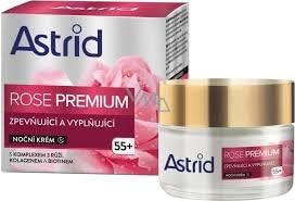Astrid Rose Premium Night Cream 55 Zpevujc a vyplujc non krm donna 50ml