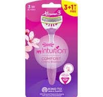 WILKINSON My Intuition Xtreme 3 Comfort Rasoi usa e getta Cherry Blossom da donna 4 pezzi