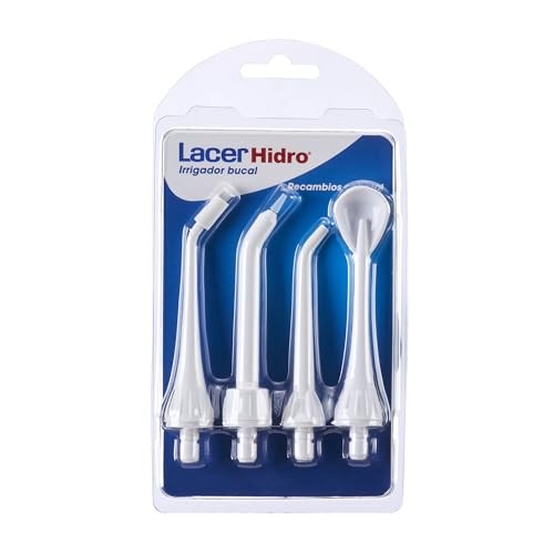 Lacer HIDRO ADVANCED oral irrigator head replacement parts 2 units unisex