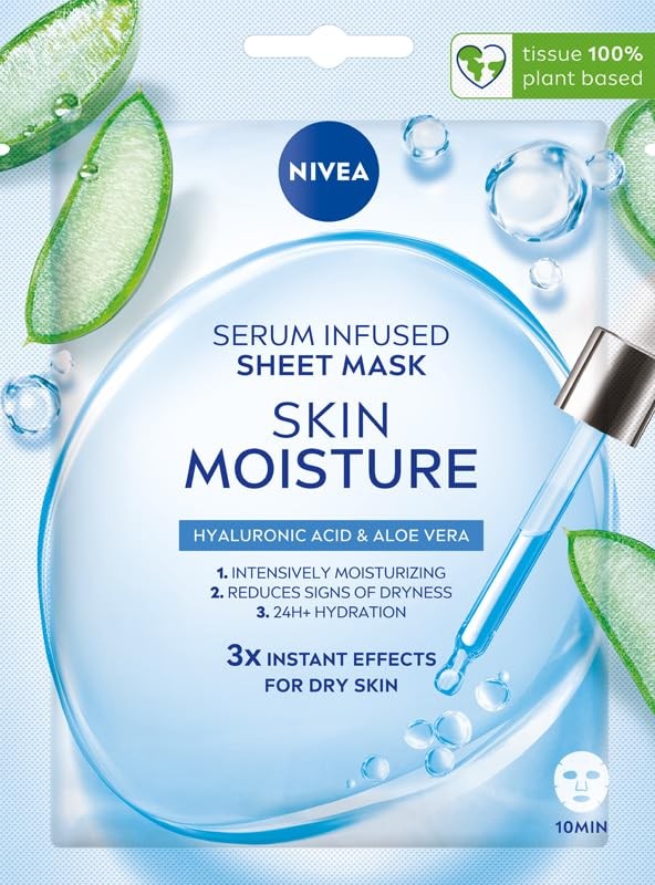 NIVEA Skin Moisture maschera in tessuto 1 pz