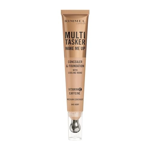 Rimmel Multi Tasker Wake Me Up Correttore e Fondotinta Correttore 20 ml donna 040 Ivory