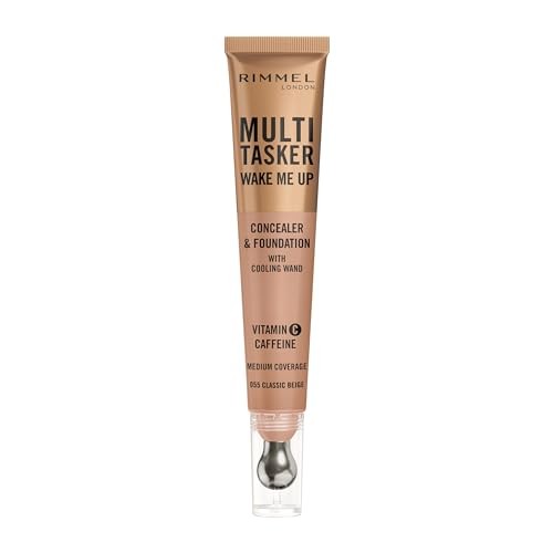 Rimmel Multi Tasker Wake Me Up Correttore e Fondotinta Correttore 20 ml donna 055 Classic Beige