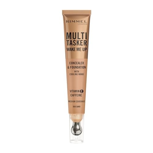 Rimmel Multi Tasker Wake Me Up Correttore e Fondotinta Correttore 20 ml donna 050 Sand