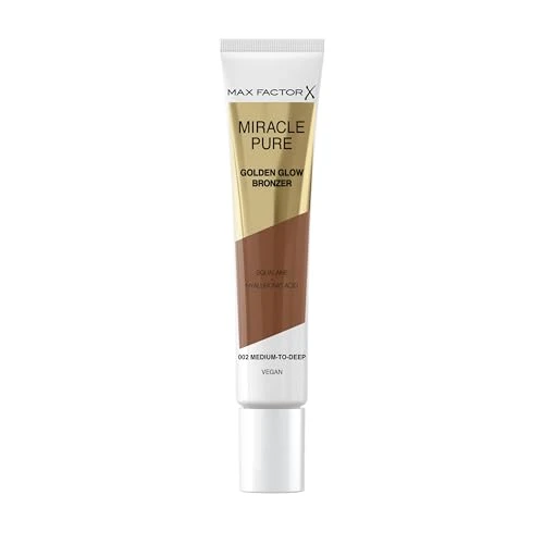 Max Factor Miracle Pure Golden Glow Bronzer Terra abbronzante 15 ml donna 002 MediumToDeep