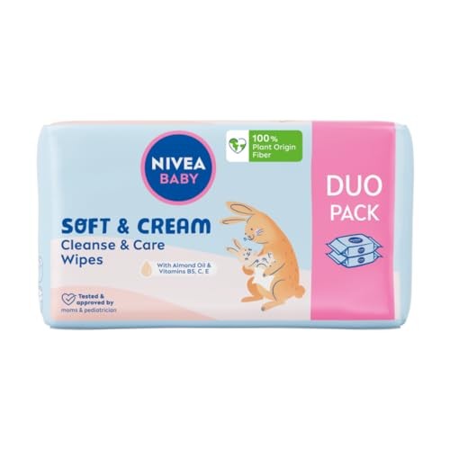 NIVEA Baby SoftCream salviette umidificate 2x57 pz