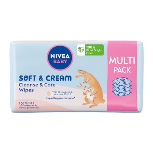 NIVEA Baby SoftCream salviette umidificate 4x57 pz